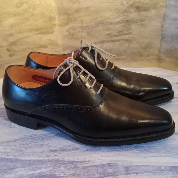 Scotch Grain Other - Scotch Grain Hirokawa Valentine Black Wingtips Men size 6.5